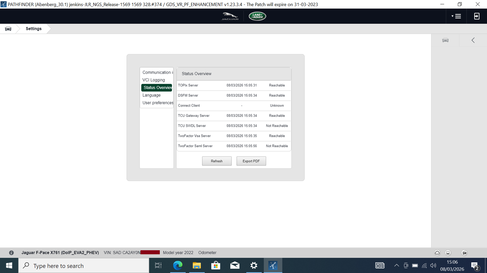 Pathfinder DSFM Server